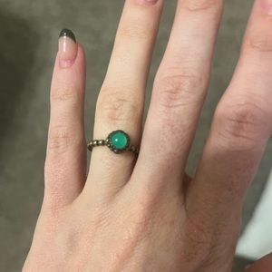 Green Pandora ring